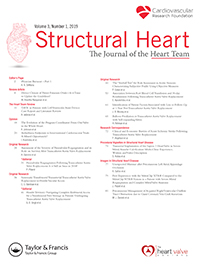 Cover image for Structural Heart, Volume 3, Issue 1, 2019