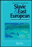 Cover image for Slavic & East European Information Resources, Volume 17, Issue 1-2, 2016