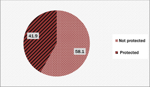 Figure 2. Tetanus toxoid immunization status of mothers in southern Ethiopia.