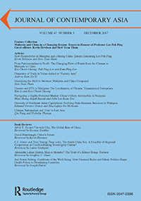 Cover image for Journal of Contemporary Asia, Volume 47, Issue 5, 2017
