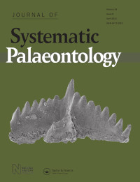 Cover image for Journal of Systematic Palaeontology, Volume 19, Issue 8, 2021