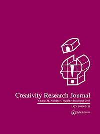 Cover image for Creativity Research Journal, Volume 31, Issue 4, 2019