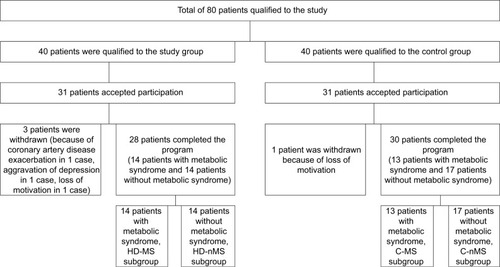 Figure 1 Recruitment of patients to the study.