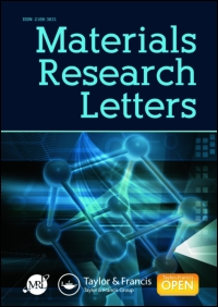 Cover image for Materials Research Letters, Volume 7, Issue 8, 2019