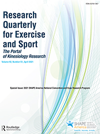 Cover image for Research Quarterly for Exercise and Sport, Volume 92, Issue sup1, 2021
