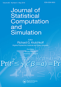 Cover image for Journal of Statistical Computation and Simulation, Volume 88, Issue 8, 2018