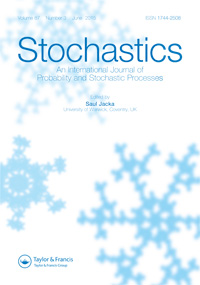 Cover image for Stochastics, Volume 87, Issue 3, 2015