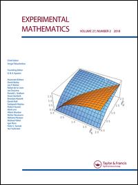 Cover image for Experimental Mathematics, Volume 24, Issue 4, 2015