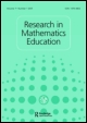 Cover image for Research in Mathematics Education, Volume 1, Issue 1, 1999