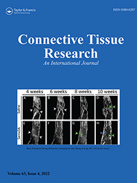 Cover image for Connective Tissue Research, Volume 63, Issue 4, 2022