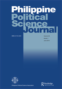 Cover image for Philippine Political Science Journal, Volume 36, Issue 1, 2015