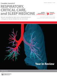 Cover image for Canadian Journal of Respiratory, Critical Care, and Sleep Medicine, Volume 4, Issue sup1, 2020