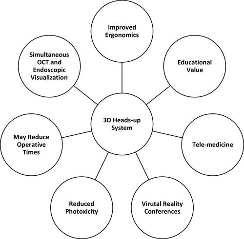 Figure 1 Advantages and applications of 3D heads-up visualization systems.