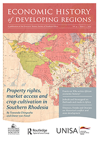 Cover image for Economic History of Developing Regions, Volume 34, Issue 2, 2019