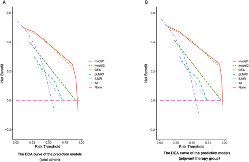 Figure 4 The Decision Curve analysis (DCA) results of the prediction model.