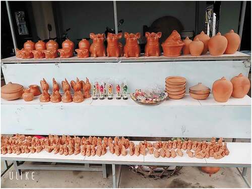 Figure 3. The majority of ceramic products in the village are fine-arts.