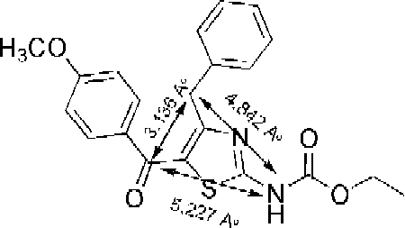 Figure 2.  Proposed three point pharmacophore for designing dual acting anti-inflammatory agents.