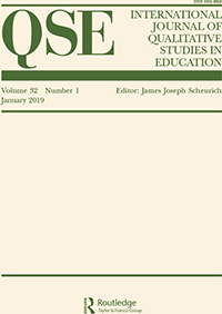 Cover image for International Journal of Qualitative Studies in Education, Volume 32, Issue 1, 2019