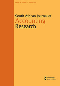 Cover image for South African Journal of Accounting Research, Volume 34, Issue 1, 2020