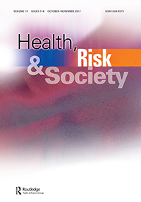 Cover image for Health, Risk & Society, Volume 19, Issue 7-8, 2017