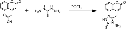 Scheme 2. The synthesize of corrosion inhibitor.