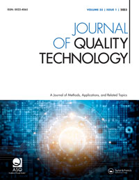 Cover image for Journal of Quality Technology, Volume 55, Issue 1, 2023