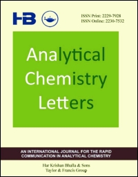 Cover image for Analytical Chemistry Letters, Volume 9, Issue 5, 2019