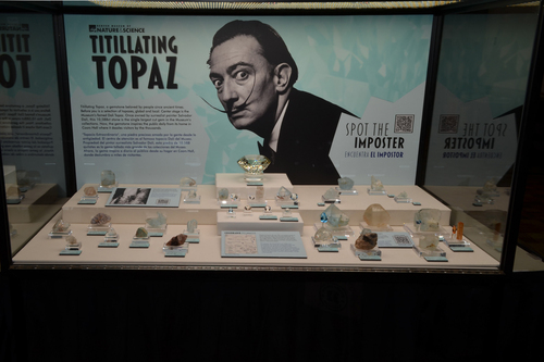 The Denver Museum of Nature & Science’s display that garnered the Friends of Mineralogy’s Kay Robertson Educational Display Award for an Institution at the 2023 Hard Rock Summit (Denver) Show.