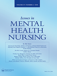 Cover image for Issues in Mental Health Nursing, Volume 39, Issue 4, 2018