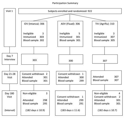 Figure 1. Participation summary.