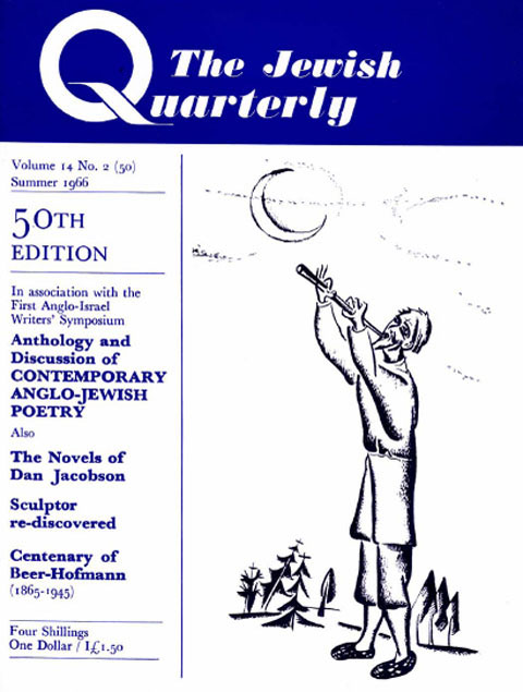 Cover image for Jewish Quarterly, Volume 14, Issue 2, 1966