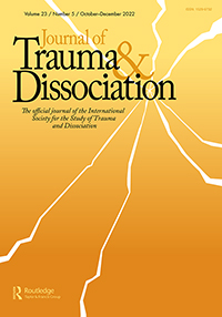 Cover image for Journal of Trauma & Dissociation, Volume 23, Issue 5, 2022