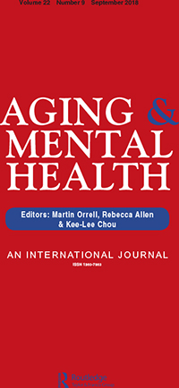 Cover image for Aging & Mental Health, Volume 22, Issue 9, 2018