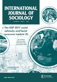 Cover image for International Journal of Sociology, Volume 50, Issue 2, 2020