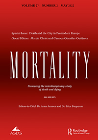 Cover image for Mortality, Volume 27, Issue 2, 2022