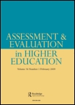 Cover image for Assessment & Evaluation in Higher Education, Volume 22, Issue 3, 1997