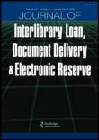 Cover image for Journal of Interlibrary Loan, Document Delivery & Electronic Reserve, Volume 22, Issue 3-4, 2012