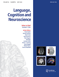 Cover image for Language, Cognition and Neuroscience, Volume 33, Issue 4, 2018