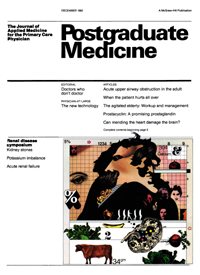 Cover image for Postgraduate Medicine, Volume 72, Issue 6, 1982
