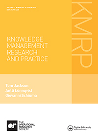 Cover image for Knowledge Management Research & Practice, Volume 21, Issue 5, 2023