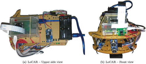 Figure 1. LoCAR – Low-Cost Autonomous Robot views.