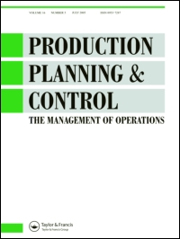 Cover image for Production Planning & Control, Volume 28, Issue 5, 2017