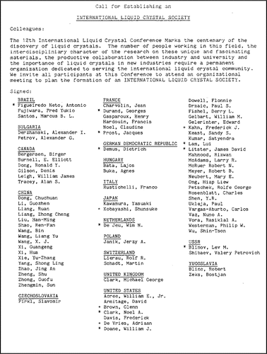 Figure 32. The Petition: Flyer distributed before Aug. 16, 1988, the date of the PSC meeting, at the 12th ILCC, Freiburg Citation[1]. There are 82 signees (1 from UK and 0 from India).