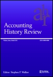 Cover image for Accounting History Review, Volume 21, Issue 1, 2011