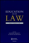 Cover image for Education and the Law, Volume 17, Issue 1-2, 2005