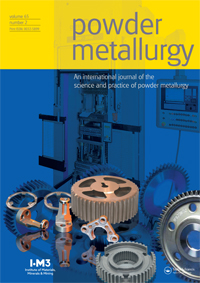Cover image for Powder Metallurgy, Volume 65, Issue 2, 2022