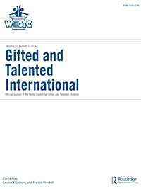 Cover image for Gifted and Talented International, Volume 31, Issue 2, 2016