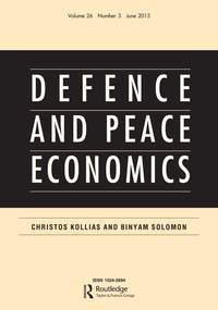 Cover image for Defence and Peace Economics, Volume 26, Issue 3, 2015