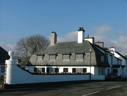 Figure 2. Detail, The Square, Cushendun, 1915. (Photo by Andy Frew)