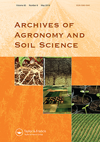 Cover image for Archives of Agronomy and Soil Science, Volume 65, Issue 6, 2019